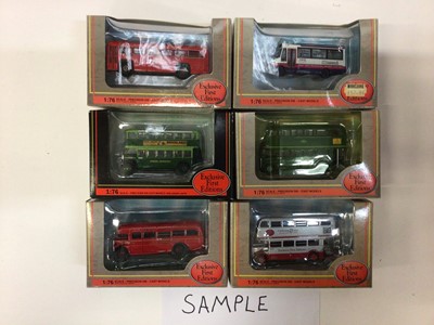 Lot 1910 - Selection of Exclusive First Editions model buses, in original boxes (28)