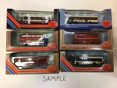 Lot 1911 - Selection of Exclusive First Editions model buses, in original boxes (27)