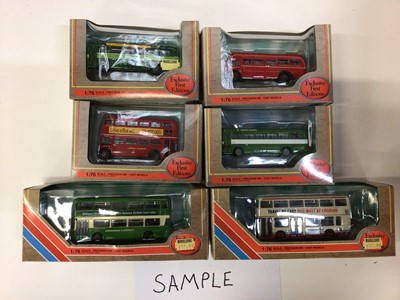 Lot 1912 - Selection of Exclusive First Editions model buses, in original boxes (26)