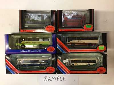 Lot 1913 - Selection of Exclusive First Editions model buses, in original boxes (22)