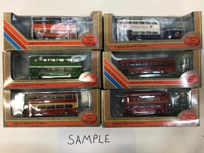 Lot 1915 - Selection of Exclusive First Editions model buses, in original boxes (16)