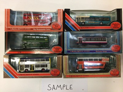 Lot 1916 - Selection of Exclusive First Editions model buses, in original boxes (26)