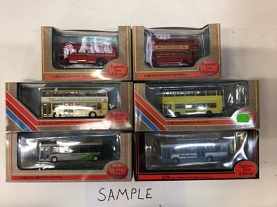 Lot 1917 - Selection of Exclusive First Editions model buses, in original boxes (32)