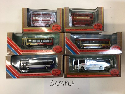 Lot 1919 - Selection of Exclusive First Editions model buses, in original boxes (16)