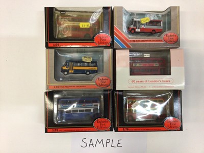 Lot 1921 - Selection of Exclusive First Editions model buses, in original boxes (18)