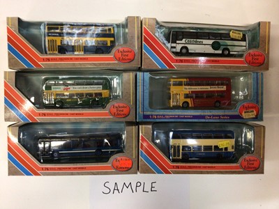 Lot 1926 - Selection of Exclusive First Editions model buses, in original boxes (17)