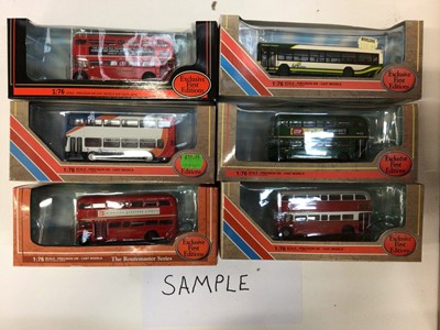 Lot 1930 - Selection of Exclusive First Editions model buses, in original boxes (21)