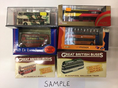 Lot 1935 - Diecast boxed selection of various manufacturers model buses and coaches including Corgi,  EFE, Creative Master Northcord and others (26)