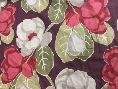 Lot 2135 - Part of roll designer fabric Romo Mariella 100% linen, made in England.