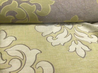 Lot 2136 - Part roll of designer fabric by Romo Provence Cactus.