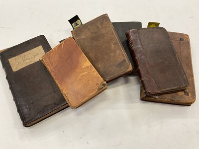 Lot 1788 - John Baptiste Gello - Dialogues, 1684, full calf, together with a small group of early decorative bindings. (6)