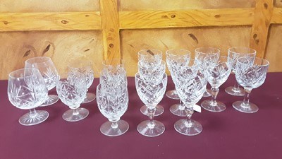 Lot 1380 - Royal Brierley and other cut glass