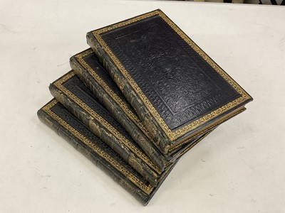 Lot 1794 - Caulfield (James) Portraits, Memoirs, and Characte from the Revolution in 1688 to the end of the reign of George II, 4 vols, 1820, tooled leather bindings
