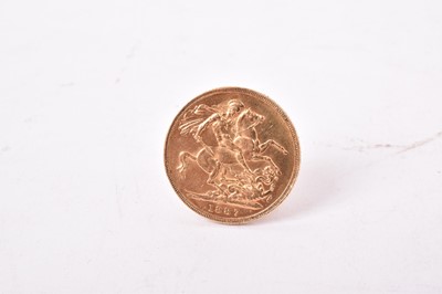 Lot 579 - G.B. - Gold Sovereign Victoria JH 1887M VF (1 coin)