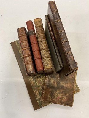 Lot 1796 - The whole series of all that has been transacted in the House of Peers, concerning the Popish Plot, London 1681, re backed contemporary full calf, 19 x 11cm, together with pamphlet - An impartial a...