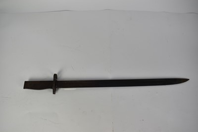 Lot 969 - Scarce First World War British 1907 Pattern un-finished bayonet awaiting drilling of handle and fitting of pommel