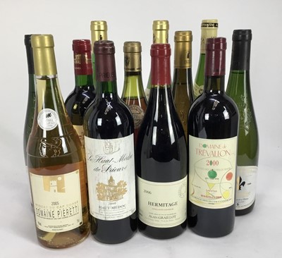 Lot 70 - Wine - twelve bottles, reds and whites various