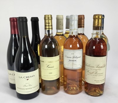 Lot 71 - Wine - twelve bottles, to include La Crema Pinot Noir 2013 (x4), pudding wines and others