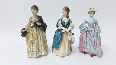 Lot 1385 - Three Royal Doulton limited edition figures - Isabella Countess of Sefton HN3010, The Hon. Frances Duncombe HN3009 and Mary Countess Howe HN3007