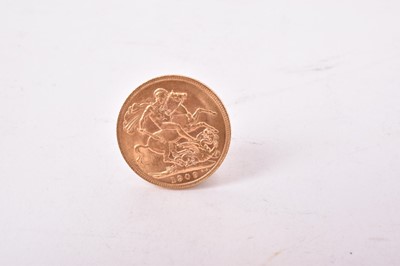 Lot 558 - G.B. - Gold Sovereign Edward VII 1909 AEF (1 coin)