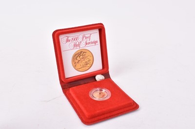 Lot 560 - G.B. - Gold proof Half Sovereign Elizabeth II 1980 (N.B. In case of issue with Certificate of Authenticity)