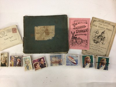 Lot 1514 - Box of mixed ephemera including The School Budget , Horsmonden School, Kent 1898, 11 issues some duplication. The Nast Edition, The Fight at Dame Europa's School, Brown & Co and Simpkin, Marshall &...