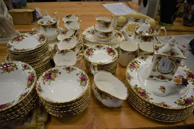 Lot 1398 - Quantity of Royal Albert Old Country Roses pattern tea ware, dinner ware and related items.