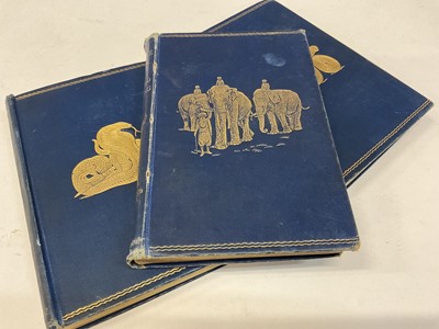 Lot 1676 - Rudyard Kipling - The Jungle book, 1894 first edition, together with two copies of the second Jungle Book, the first 1895 first edition, the other December 1895 reprint. (3)