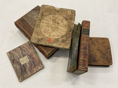 Lot 1799 - Cary's Itinerary of the Great Roads, 1806 third edition, together with Cary folding map of England and Wales, folding cloth map of the East Coast at Yarmouth and Lowestoft and Leigh's Road Map of E...