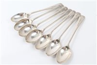 Lot 783 - Seven 1930s Silverer puppy spoons for The...