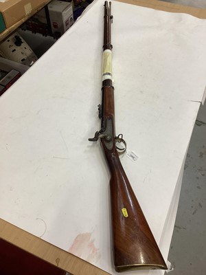 Lot 1005 - Parker Hale 1853 Pattern three band Enfield rifle in excellent condition, sold with de-activation certificate dated August 2022