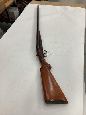 Lot 1007 - Late Victorian 12 bore side by side shotgun by J.Barclay, London with hammerless action and damasc barrels, sold with de-activation certificate dated August 2017