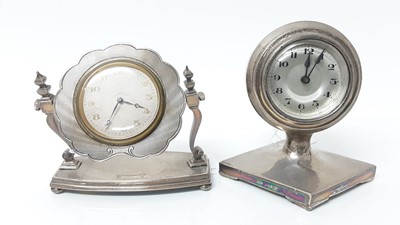 Lot 2623 - Two early 20th century silver cased timepieces
