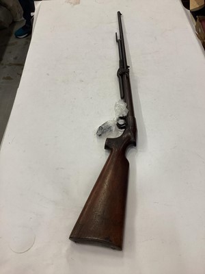 Lot 1013 - Vintage B.S.A. .177 air rifle with back sight