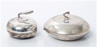 Lot 213 - Edwardian Silverer box in the form of a...