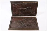 Lot 785 - Pair late 19th century French painted cast...