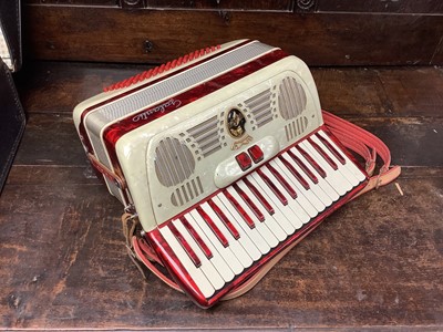 Lot 2271 - Galanti piano accordion in case