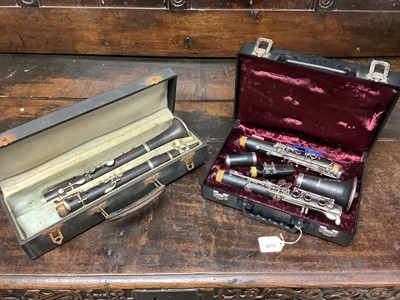 Lot 2272 - Armstrong clarinet in case and another clarinet in case (2)
