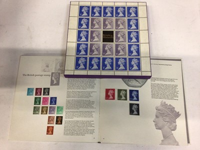 Lot 1524 - Stamps- Britain in miniature, limited edition published by the British Post Office 1972, duplicated selection.