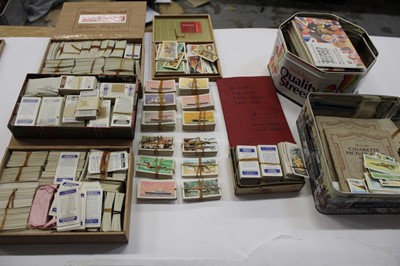 Lot 1527 - Cigarette and trade cards, sets and part sets including Anstie silks, Buck Trout & Co. (Qty)