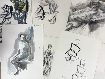 Lot 304 - Peter Thursby (1930-2011) ten figurative sketches