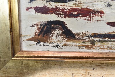Lot 1147 - *Peter Coker (1926-2004) oil on board - extensive landscape, signed lower left, 40cm x 60cm, framed