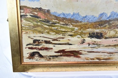 Lot 1147 - *Peter Coker (1926-2004) oil on board - extensive landscape, signed lower left, 40cm x 60cm, framed