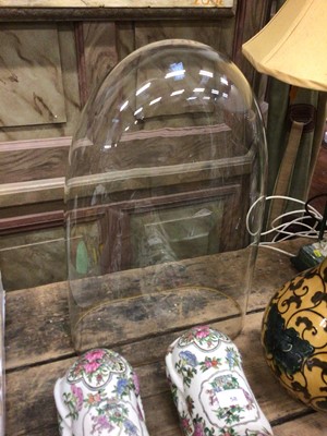 Lot 59 - Victorian glass dome