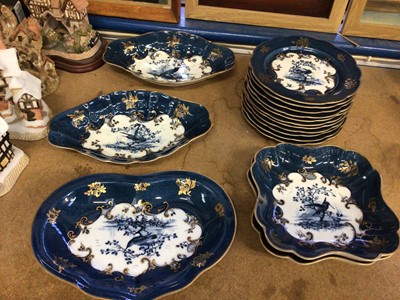 Lot 83 - Royal Worcester powder blue china