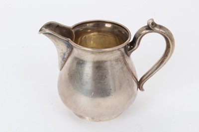 Lot 247 - Late 19th century Russian silver cream jug