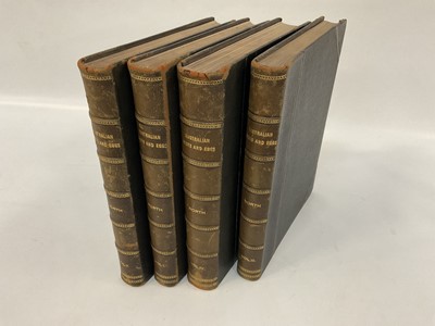 Lot 901 - Alfred J. North - Nest and Eggs of Birds, found breeding in Australia and Tasmania, second edition of catalogue, Australian Museum, Sydney, 4 Vols. 1901-1914, original cloth binding, 32 x 25cm
