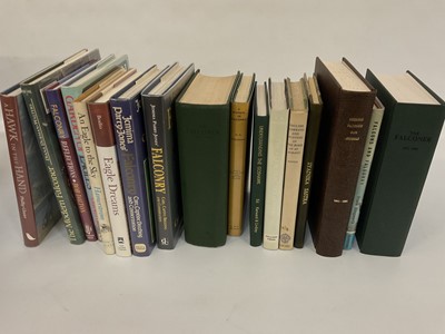 Lot 952 - Falconry - collection of books including Michael Woodford, Manual of Falconry 1961, together with Syainika Sastra, or a book on Hawking 1991 facsimile reproduction by St Anne's Books of the 1910 pu...