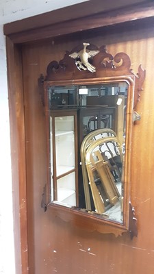 Lot 1083 - Georgian style fretwork wall mirror