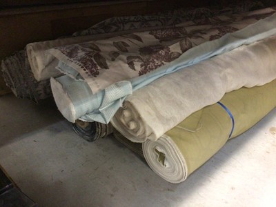 Lot 74 - Several rolls of soft designer furnishing fabrics made in England